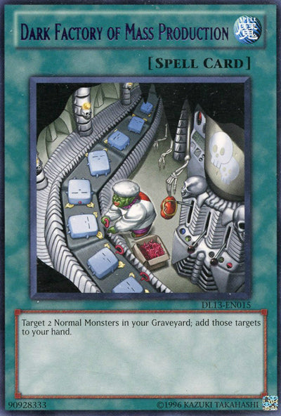 Dark Factory of Mass Production (Purple) [DL13-EN015] Rare | Jomio and Rueliete's Cards and Comics