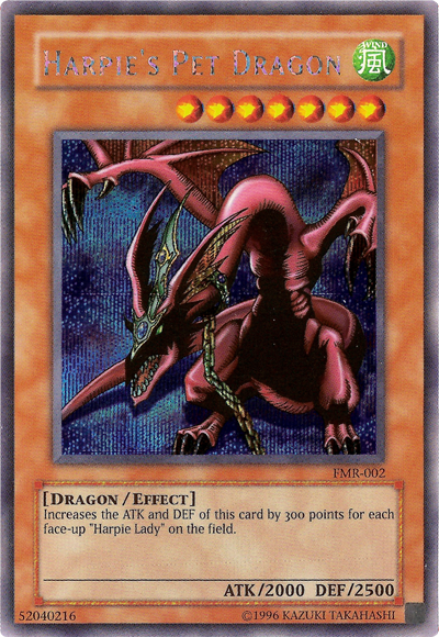 Harpie's Pet Dragon (Forbidden Memories) [FMR-002] Prismatic Secret Rare | Jomio and Rueliete's Cards and Comics