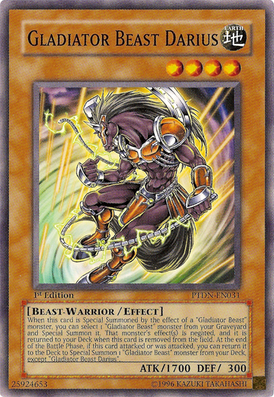 Gladiator Beast Darius [PTDN-EN031] Common | Jomio and Rueliete's Cards and Comics