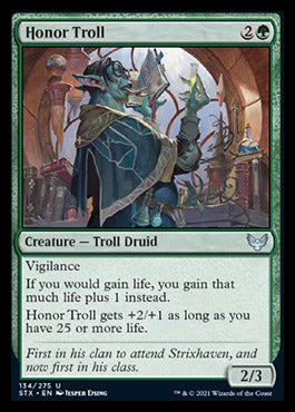 Honor Troll [Strixhaven: School of Mages] | Jomio and Rueliete's Cards and Comics
