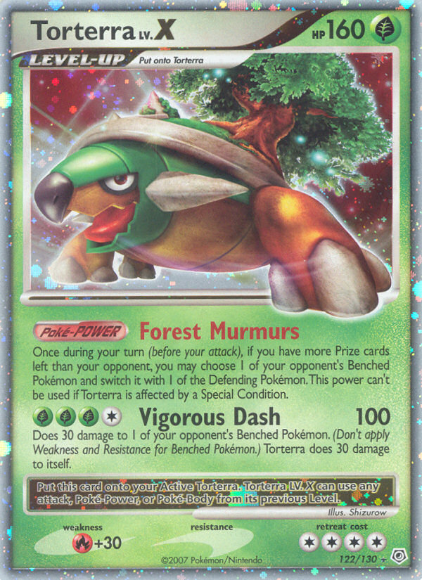 Torterra LV.X (122/130) [Diamond & Pearl: Base Set] | Jomio and Rueliete's Cards and Comics