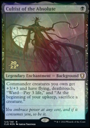 Cultist of the Absolute [Commander Legends: Battle for Baldur's Gate Prerelease Promos] | Jomio and Rueliete's Cards and Comics
