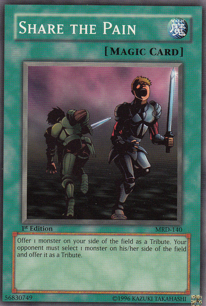 Share the Pain [MRD-140] Common | Jomio and Rueliete's Cards and Comics