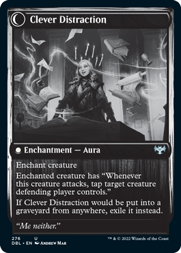 Distracting Geist // Clever Distraction [Innistrad: Double Feature] | Jomio and Rueliete's Cards and Comics