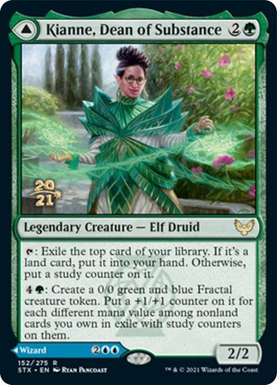 Kianne, Dean of Substance // Imbraham, Dean of Theory [Strixhaven: School of Mages Prerelease Promos] | Jomio and Rueliete's Cards and Comics