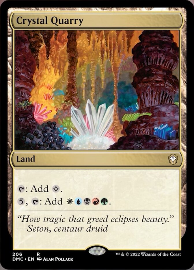 Crystal Quarry [Dominaria United Commander] | Jomio and Rueliete's Cards and Comics