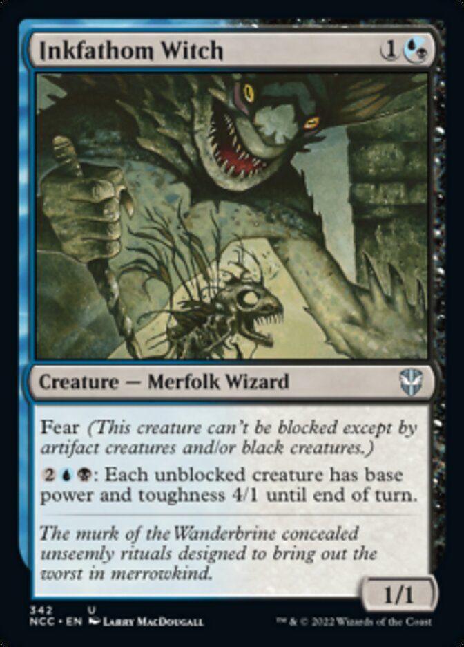 Inkfathom Witch [Streets of New Capenna Commander] | Jomio and Rueliete's Cards and Comics