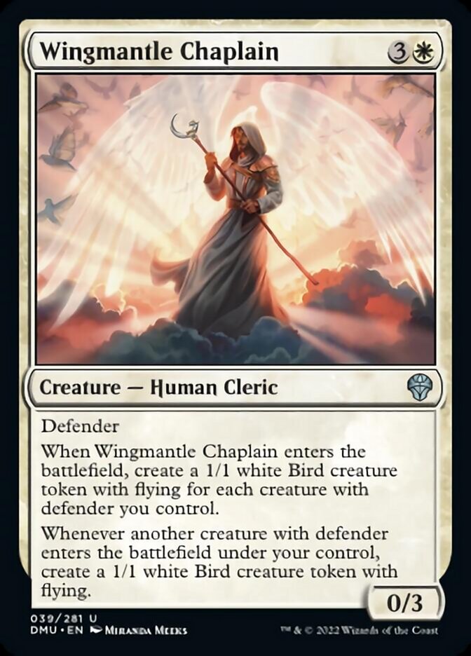 Wingmantle Chaplain [Dominaria United] | Jomio and Rueliete's Cards and Comics