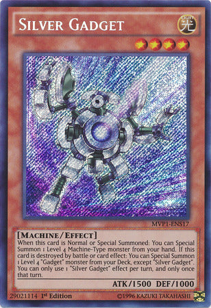 Silver Gadget [MVP1-ENS17] Secret Rare | Jomio and Rueliete's Cards and Comics