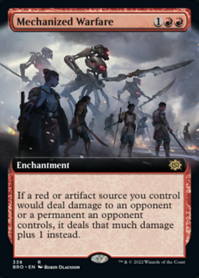 Mechanized Warfare (Extended Art) [The Brothers' War] | Jomio and Rueliete's Cards and Comics