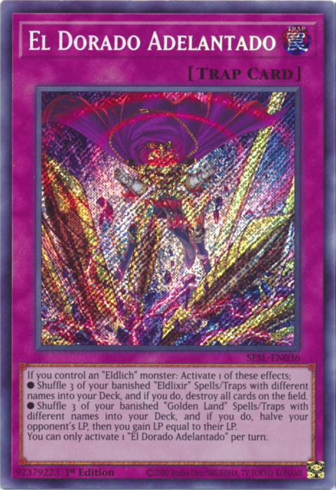 El Dorado Adelantado [SESL-EN036] Secret Rare | Jomio and Rueliete's Cards and Comics