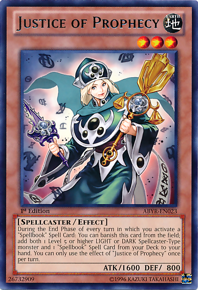 Justice of Prophecy [ABYR-EN023] Rare | Jomio and Rueliete's Cards and Comics