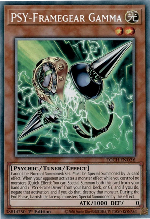 PSY-Framegear Gamma (CR) [TOCH-EN036] Collector's Rare | Jomio and Rueliete's Cards and Comics