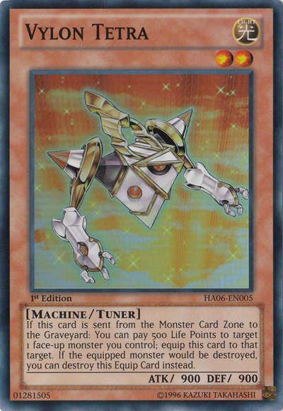 Vylon Tetra [HA06-EN005] Super Rare | Jomio and Rueliete's Cards and Comics