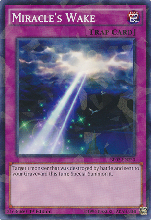 Miracle's Wake (Shatterfoil) [BP03-EN220] Common | Jomio and Rueliete's Cards and Comics