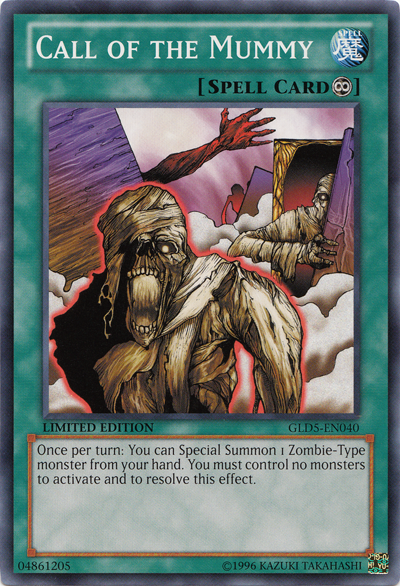 Call of the Mummy [GLD5-EN040] Common | Jomio and Rueliete's Cards and Comics
