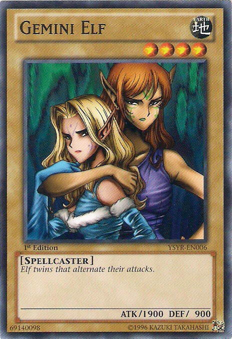Gemini Elf [YSYR-EN006] Common | Jomio and Rueliete's Cards and Comics