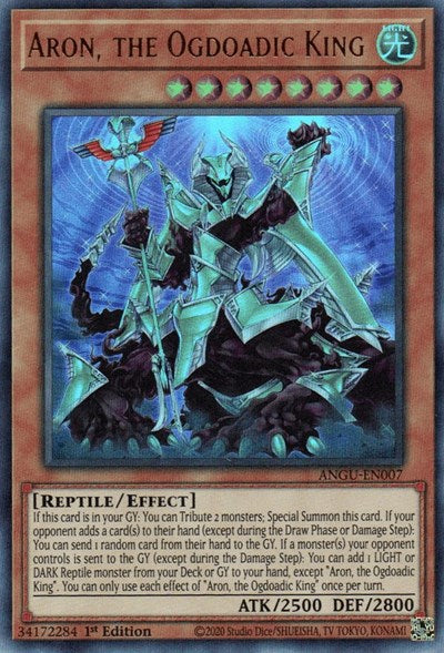 Aron, the Ogdoadic King (Ultra Rare) [ANGU-EN007] Ultra Rare | Jomio and Rueliete's Cards and Comics