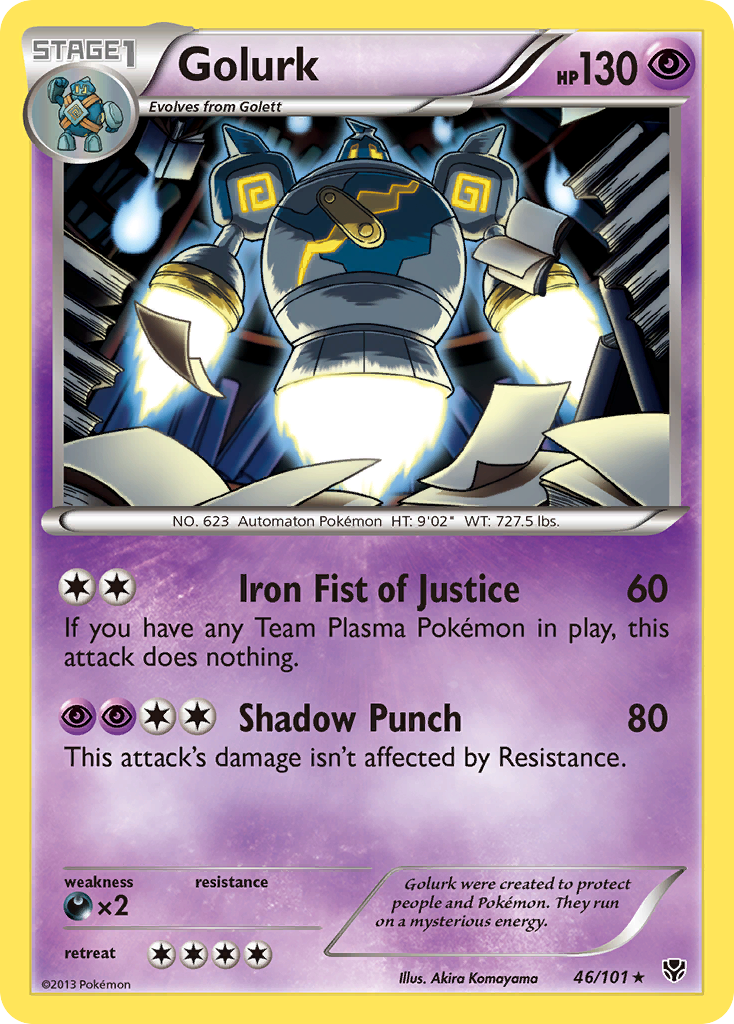 Golurk (46/101) [Black & White: Plasma Blast] | Jomio and Rueliete's Cards and Comics