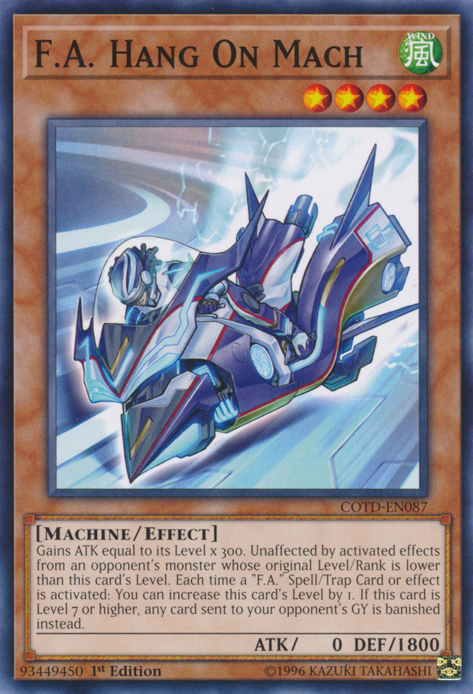 F.A. Hang On Mach [COTD-EN087] Common | Jomio and Rueliete's Cards and Comics