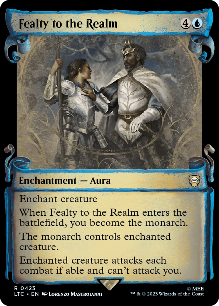 Fealty to the Realm [The Lord of the Rings: Tales of Middle-Earth Commander Showcase Scrolls] | Jomio and Rueliete's Cards and Comics