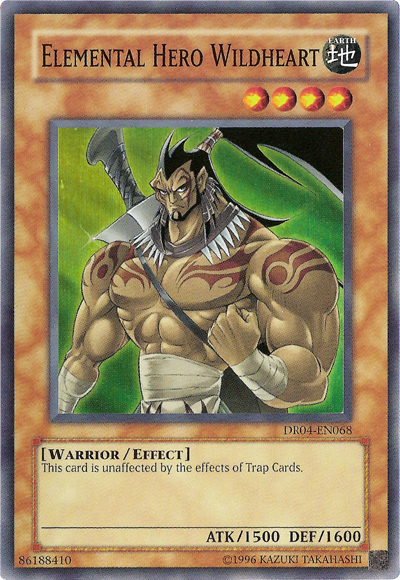 Elemental Hero Wildheart [DR04-EN068] Super Rare | Jomio and Rueliete's Cards and Comics