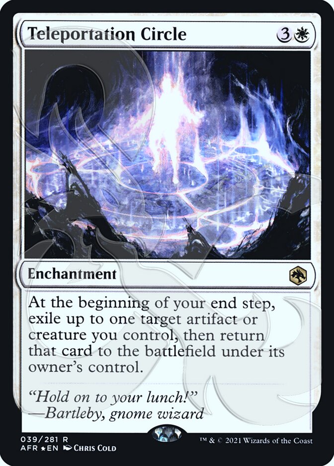 Teleportation Circle (Ampersand Promo) [Dungeons & Dragons: Adventures in the Forgotten Realms Promos] | Jomio and Rueliete's Cards and Comics