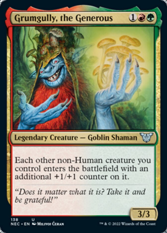 Grumgully, the Generous [Kamigawa: Neon Dynasty Commander] | Jomio and Rueliete's Cards and Comics