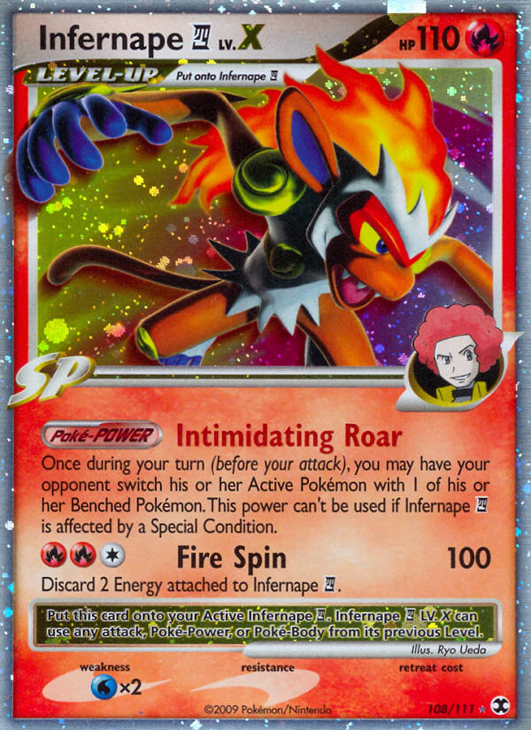 Infernape LV.X (108/111) [Platinum: Rising Rivals] | Jomio and Rueliete's Cards and Comics