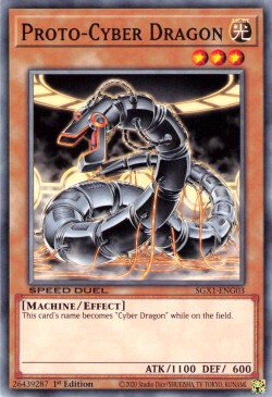Proto-Cyber Dragon [SGX1-ENG03] Common | Jomio and Rueliete's Cards and Comics
