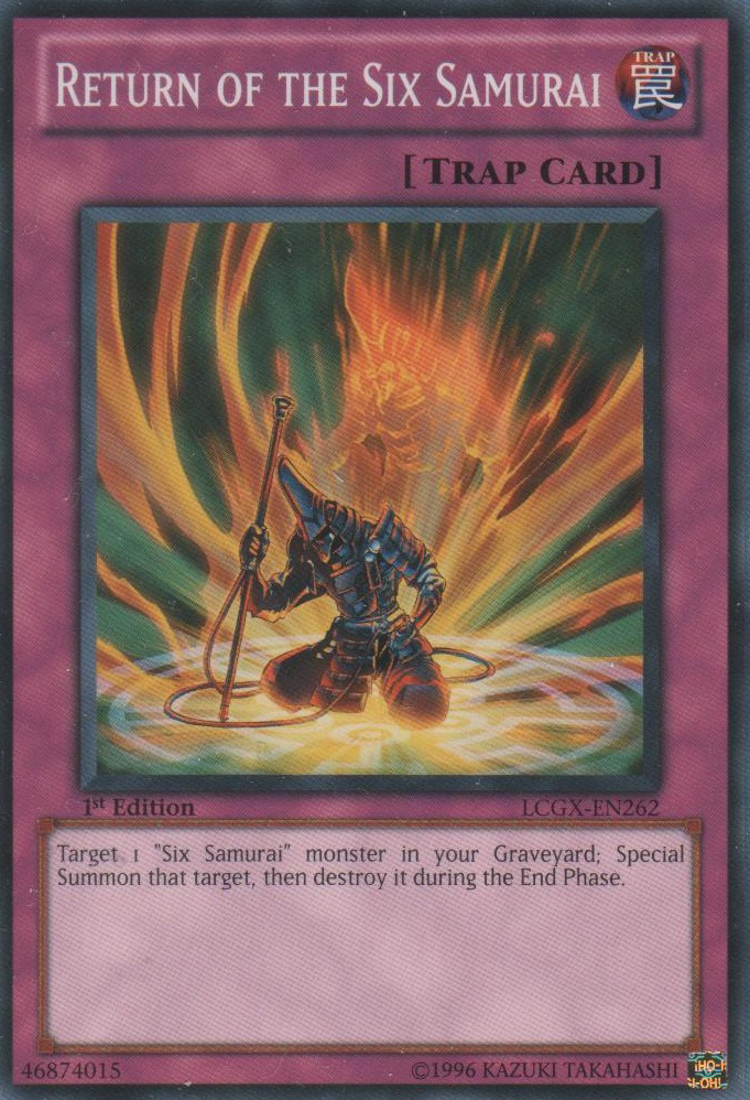 Return of the Six Samurai [LCGX-EN262] Common | Jomio and Rueliete's Cards and Comics