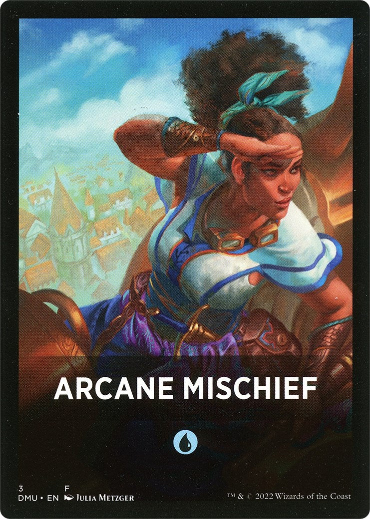 Arcane Mischief Theme Card [Dominaria United Tokens] | Jomio and Rueliete's Cards and Comics