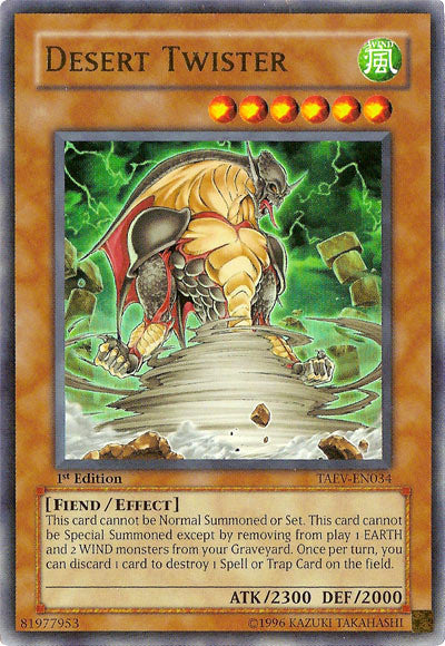 Desert Twister [TAEV-EN034] Ultra Rare | Jomio and Rueliete's Cards and Comics