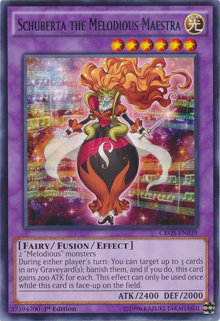 Schuberta the Melodious Maestra [CROS-EN039] Rare | Jomio and Rueliete's Cards and Comics