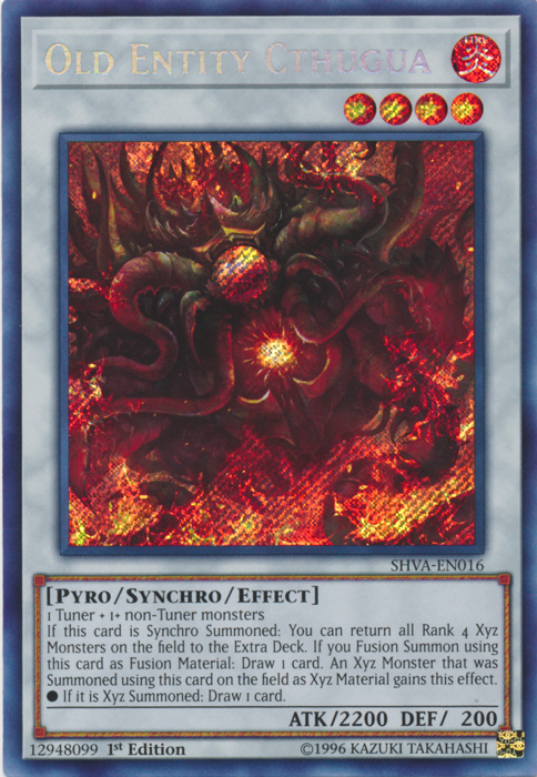 Old Entity Cthugua [SHVA-EN016] Secret Rare | Jomio and Rueliete's Cards and Comics