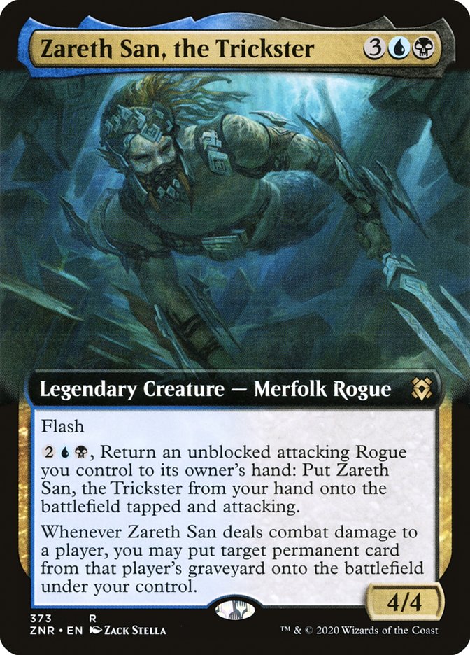 Zareth San, the Trickster (Extended Art) [Zendikar Rising] | Jomio and Rueliete's Cards and Comics