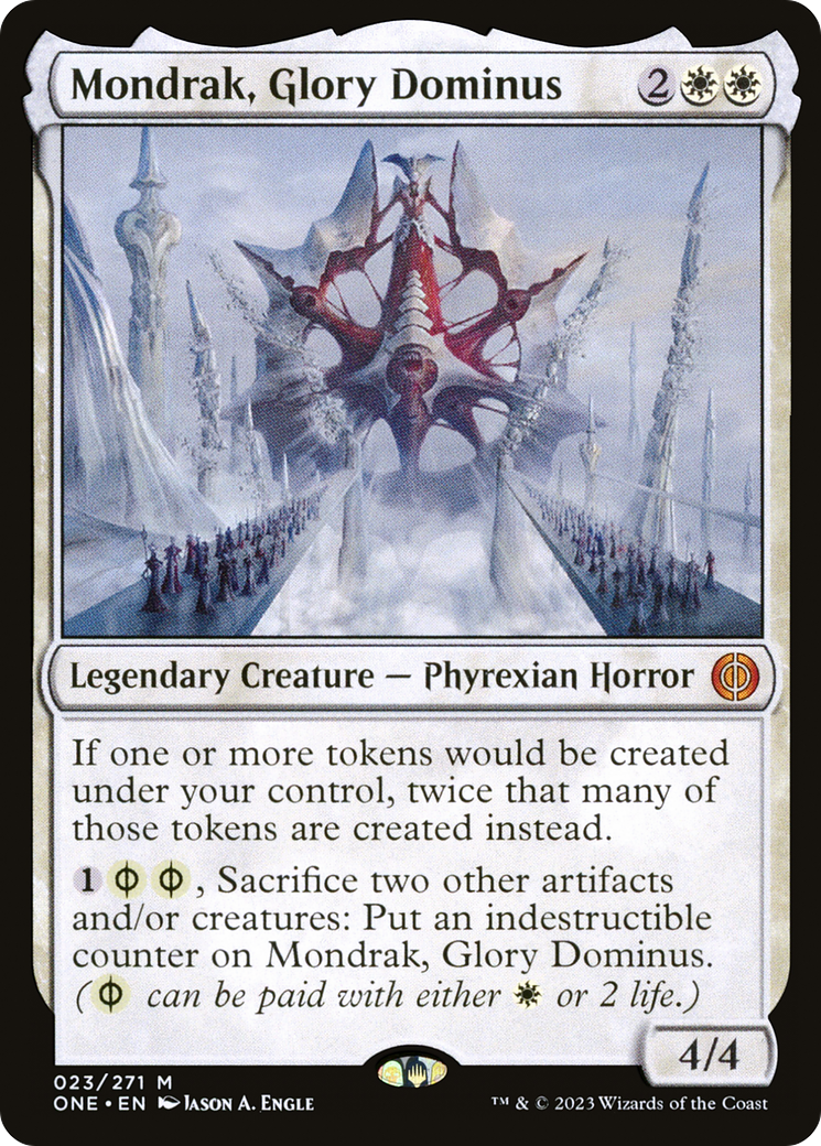 Mondrak, Glory Dominus [Phyrexia: All Will Be One] | Jomio and Rueliete's Cards and Comics