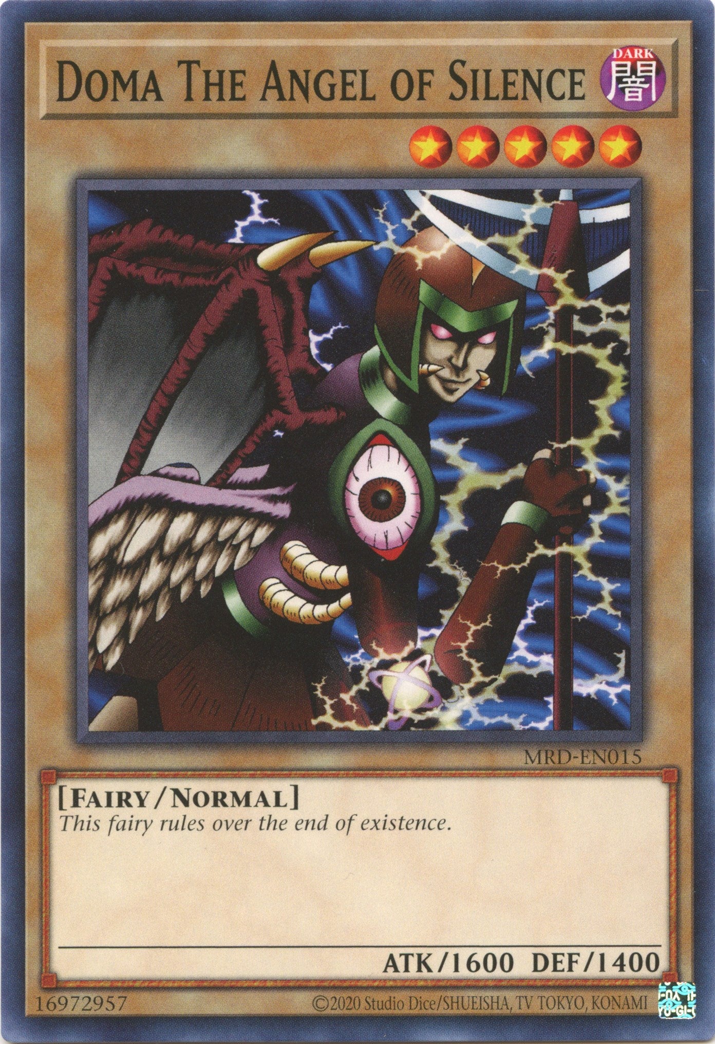 Doma The Angel of Silence (25th Anniversary) [MRD-EN015] Common | Jomio and Rueliete's Cards and Comics