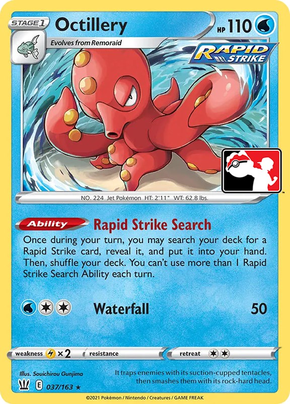 Octillery (037/163) [Prize Pack Series One] | Jomio and Rueliete's Cards and Comics