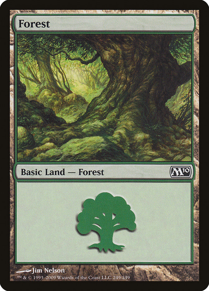 Forest (249) [Magic 2010] | Jomio and Rueliete's Cards and Comics