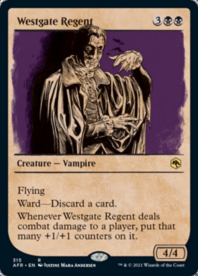 Westgate Regent (Showcase) [Dungeons & Dragons: Adventures in the Forgotten Realms] | Jomio and Rueliete's Cards and Comics