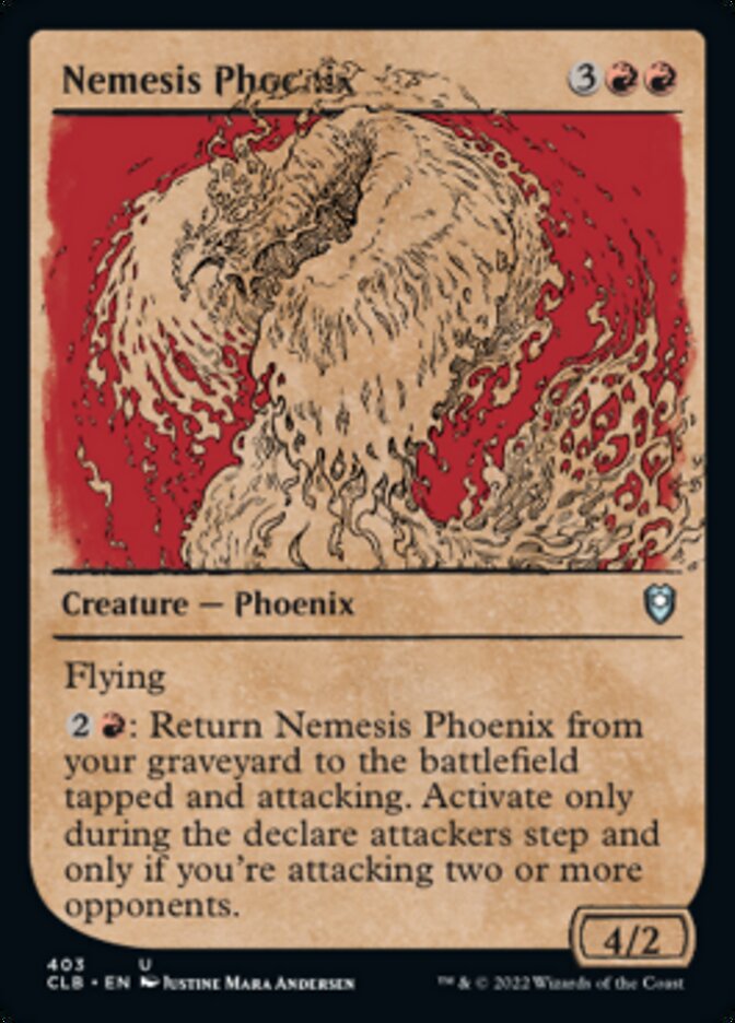 Nemesis Phoenix (Showcase) [Commander Legends: Battle for Baldur's Gate] | Jomio and Rueliete's Cards and Comics