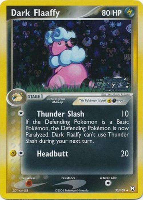Dark Flaaffy (33/109) (Stamped) [EX: Team Rocket Returns] | Jomio and Rueliete's Cards and Comics