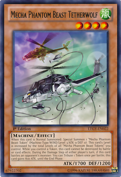 Mecha Phantom Beast Tetherwolf [LTGY-EN022] Rare | Jomio and Rueliete's Cards and Comics