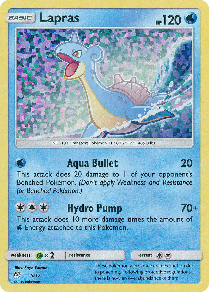 Lapras (5/12) [McDonald's Promos: 2019 Collection] | Jomio and Rueliete's Cards and Comics