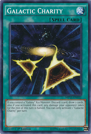Galactic Charity [MP15-EN032] Common | Jomio and Rueliete's Cards and Comics