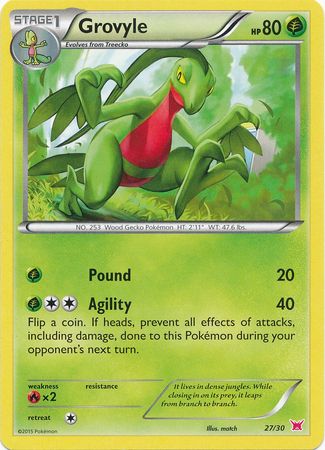 Grovyle (27/30) [XY: Trainer Kit 2 - Latias] | Jomio and Rueliete's Cards and Comics