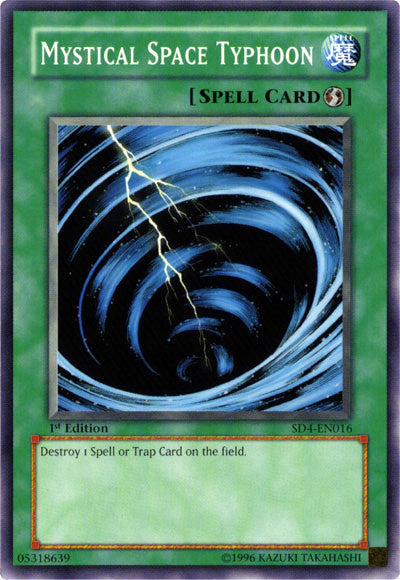 Mystical Space Typhoon [SD4-EN016] Common | Jomio and Rueliete's Cards and Comics