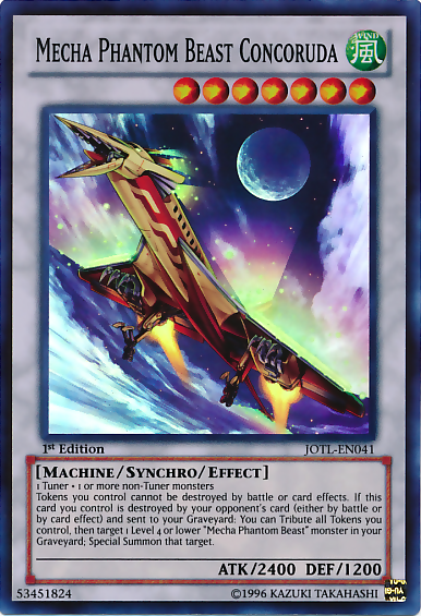 Mecha Phantom Beast Concoruda [JOTL-EN041] Super Rare | Jomio and Rueliete's Cards and Comics