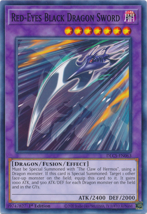 Red-Eyes Black Dragon Sword [DLCS-EN063] Common | Jomio and Rueliete's Cards and Comics